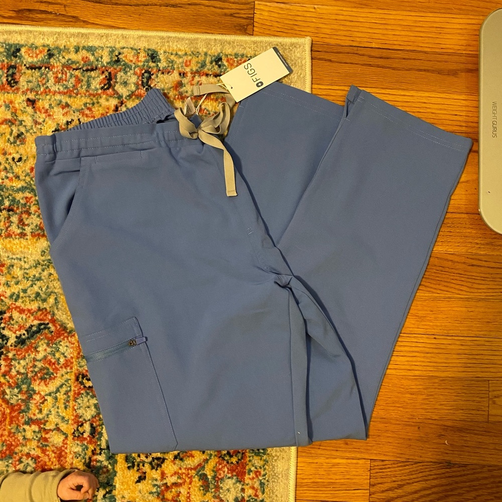 Figs Ceil Blue Yola Scrubs